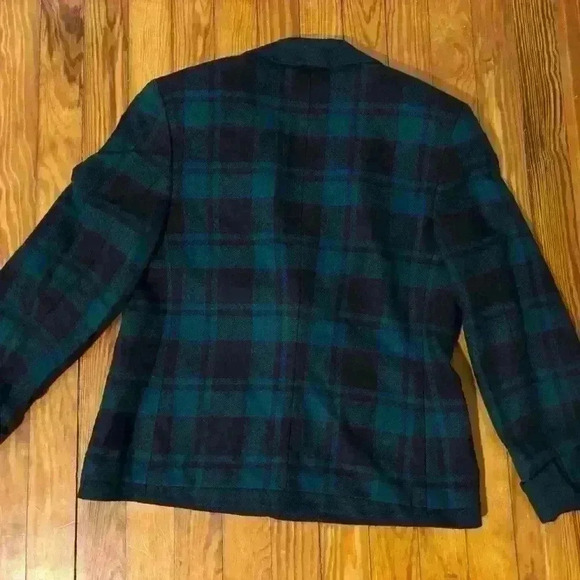 Kuhn Wool Paid Blazer Womens Made In Germany Sz 38 - Picture 2 of 8